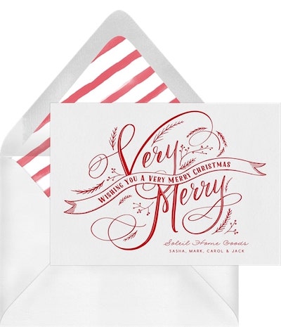 Very Merry Banner Card