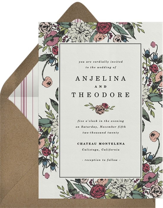 Vintage Charm Invitation