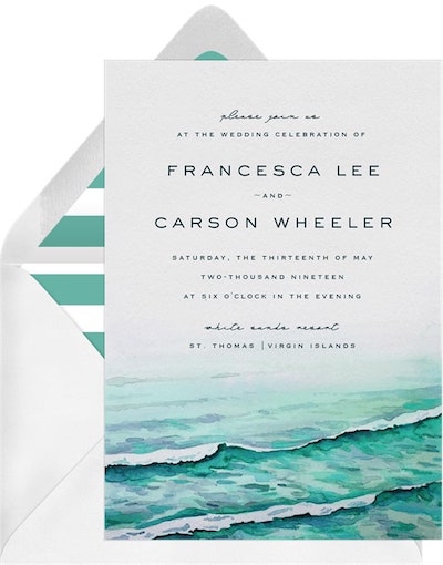 Virgin Islands Invitation