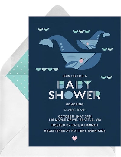 Whale of a Time Invitation