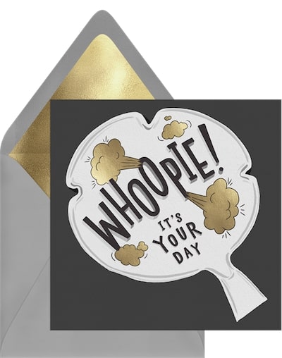 Funny Father’s Day card ideas: Whoopie! Card