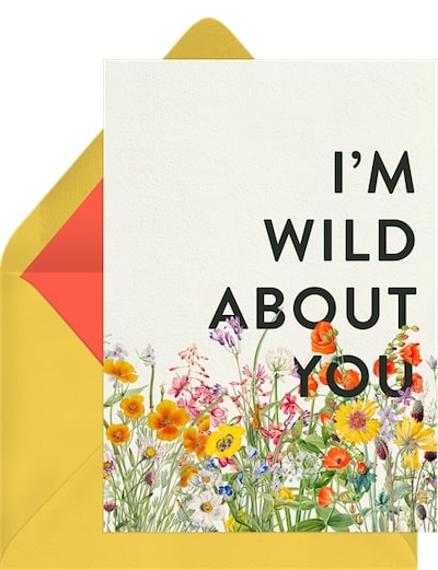 Wild About You Card