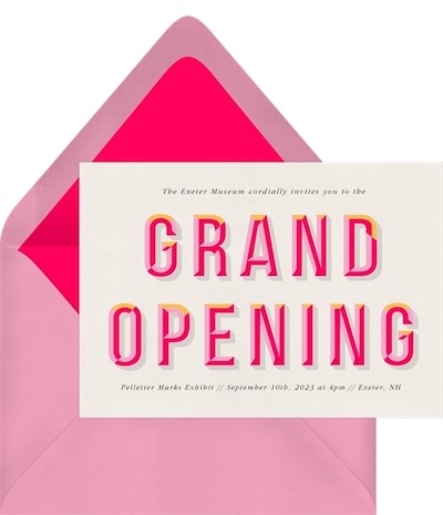 Wild Grand Invitation