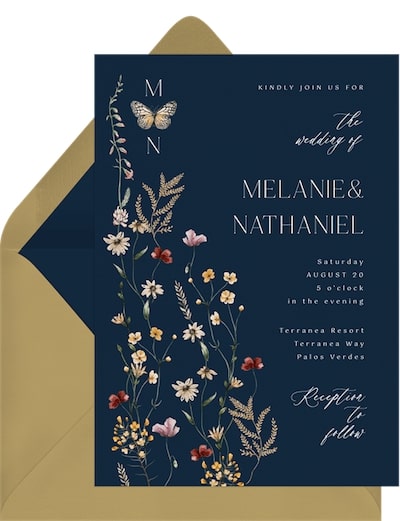 Wildflower Meadow Invitation