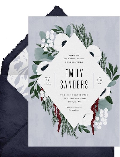 Wintergreens Invitation