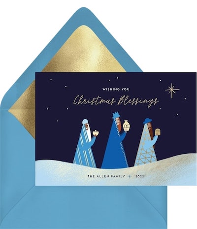 Wise Men Card