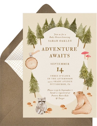 Woodland Charm Invitation