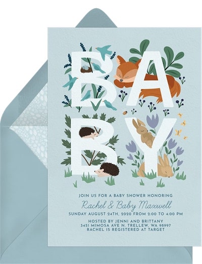 Woodland Whimsy Invitation