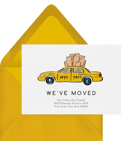 We moved cards: Yellow Cab Announcement