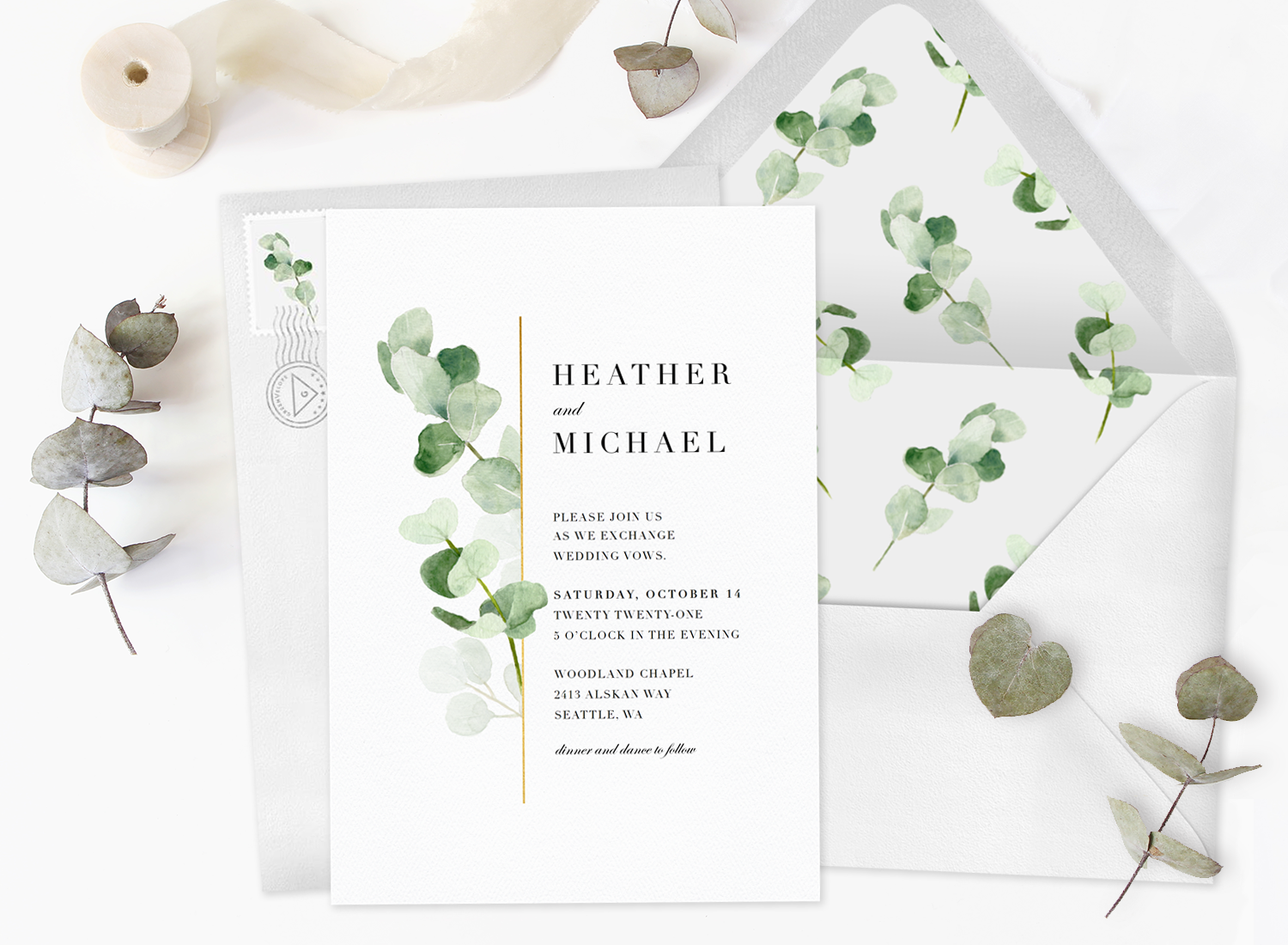 All-in-One Wedding Invitations Make Wedding Planning a Cinch