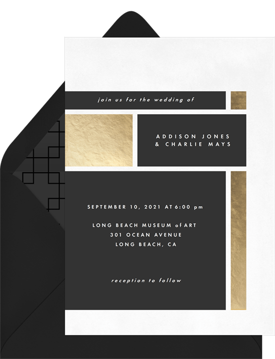 Art Gallery Invitation from Greenvelope