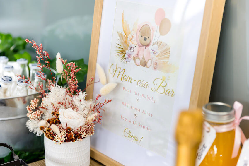 Places to have a baby shower: baby shower decorations