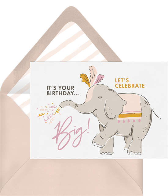 electronic birthday cards: Celebrate Big Card from Greenvelope