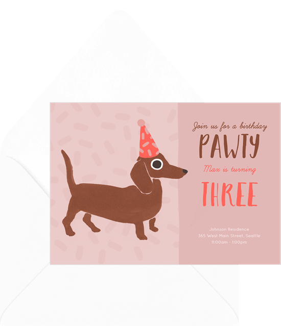 Let’s Pawty Invitation by Greenvelope