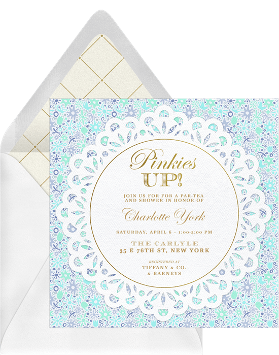 Dainty Doily Invitation from Greenvelope
