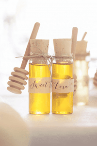 diy local honey wedding favor