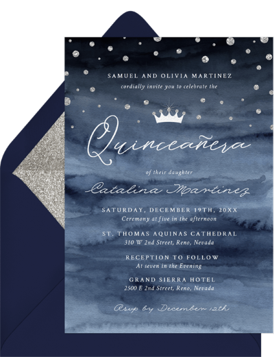 quinceanera gifts: For a Princess Invitation by Greenvelope