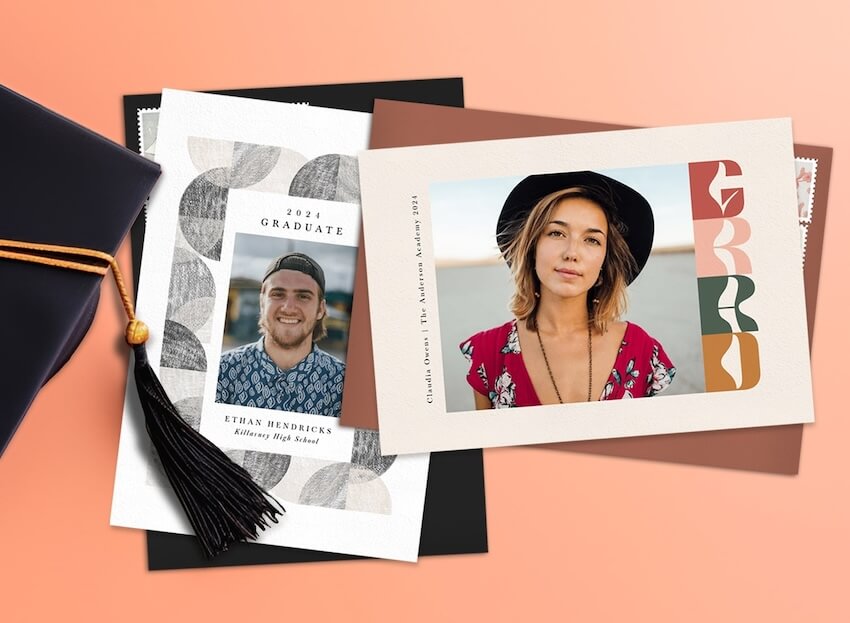 Graduation announcement cards