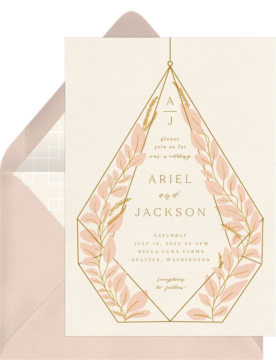 Hanging Terrarium Invitation from Greenvelope