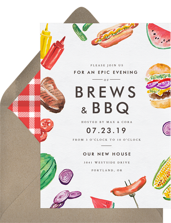 summertime party invitations: Grillin and Chillin Invitation by Greenvelope