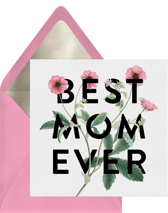 Best Mom Ever Card