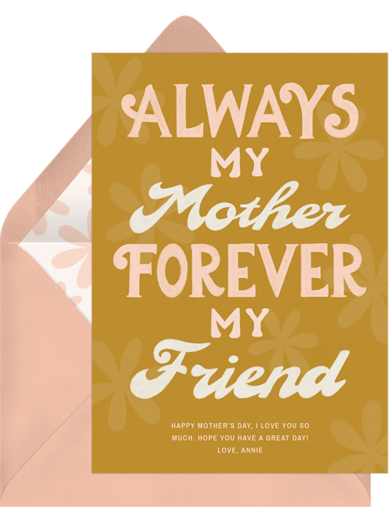 Forever My Friend Card