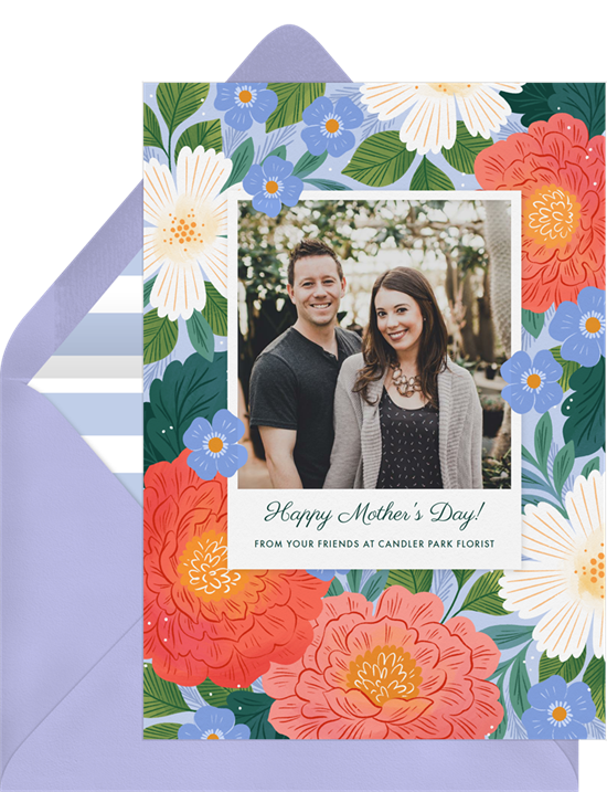 Lush Peonies Card