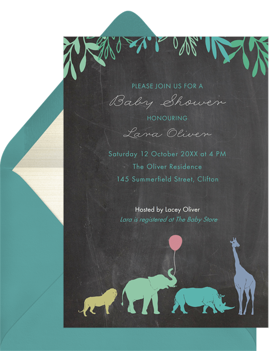baby shower themes: Safari Mama Invitation by Greenvelope