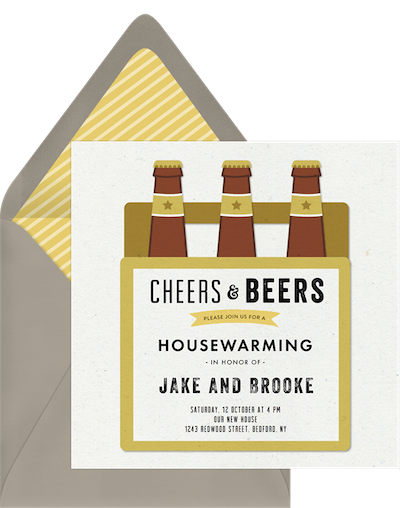 Cheers & Beers Invitation
