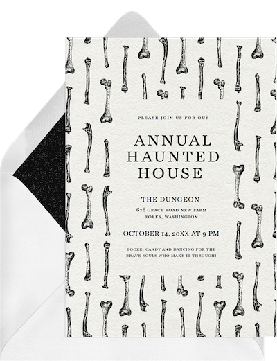 Adult party ideas: Murder mystery party invitation