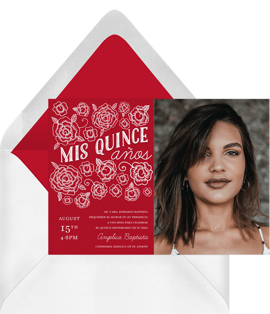 quinceanera party: Mis Quince Años Invitation by Greenvelope
