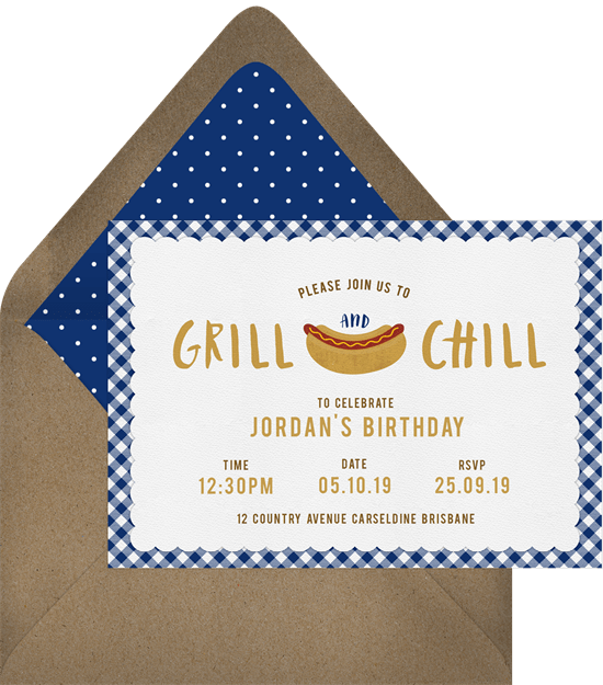 summertime party invitations: Grill & Chill Invitation by Greenvelope