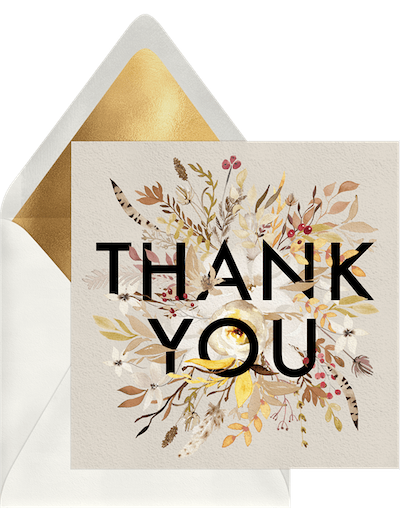 Give Thanks Card