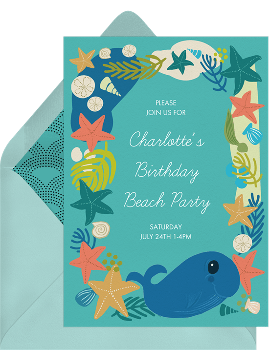 Beach Day Invitation