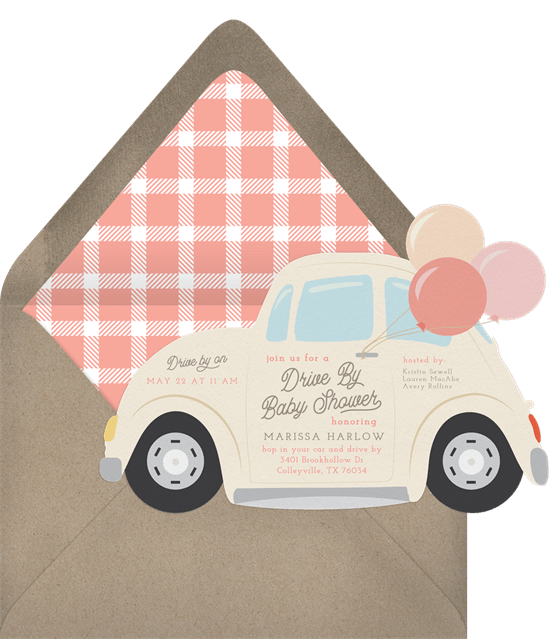 Vintage Beetle Invitation by Greenvelope
