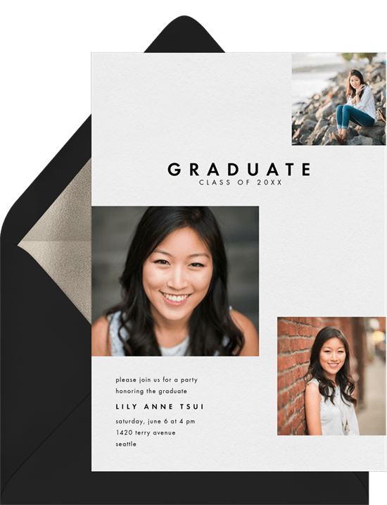 Editorial Collage Invitation