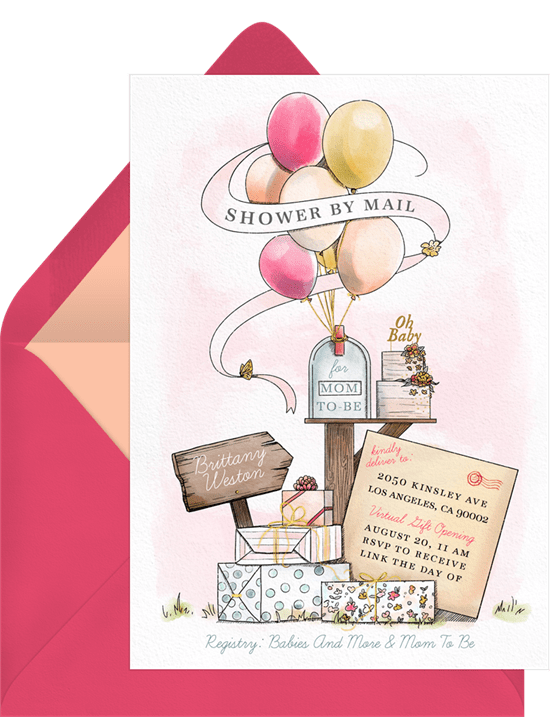 Shower By Mail Invitation from Greenvelope
