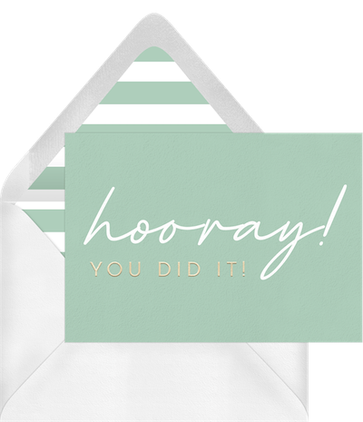 You Did It! Card