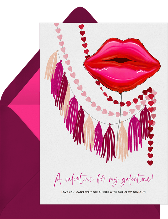 Pucker Up Card by Greenvelope