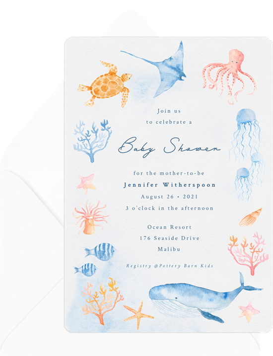 Ocean Love Invitation