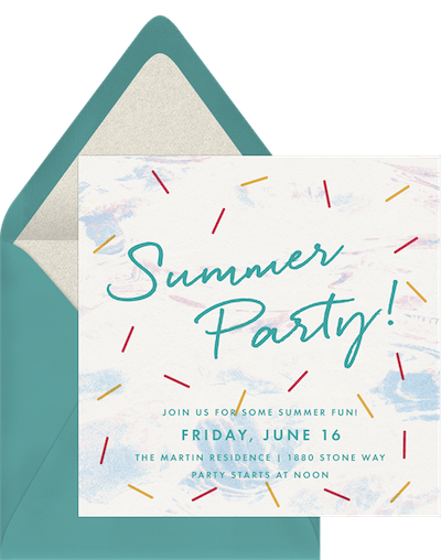 Mini festival invitation