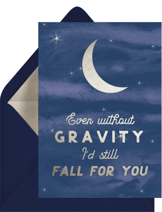 Valentines Day quotes: Fall for You Card by Greenvelope