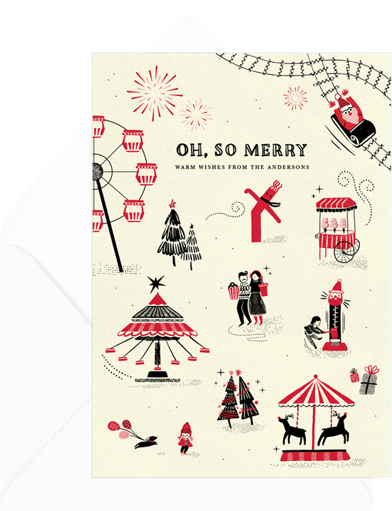carnival theme party: Christmas Carnival Card by Greenvelope