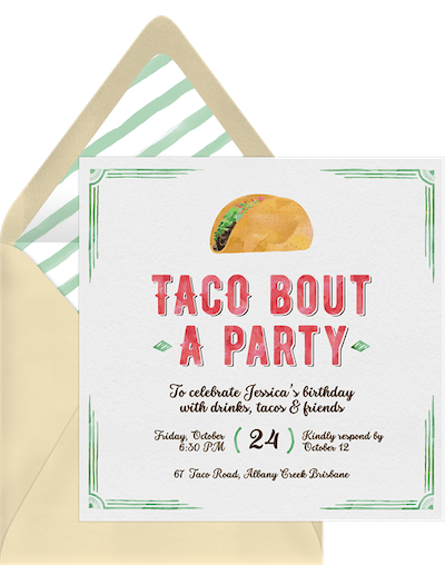 Party theme ideas: Taco bout a party