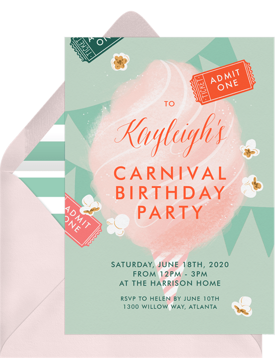 carnival theme party: Carnival Party Invitation by Greenvelope