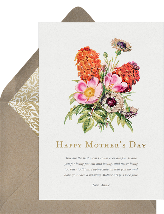 Cheerful Bouquet Card