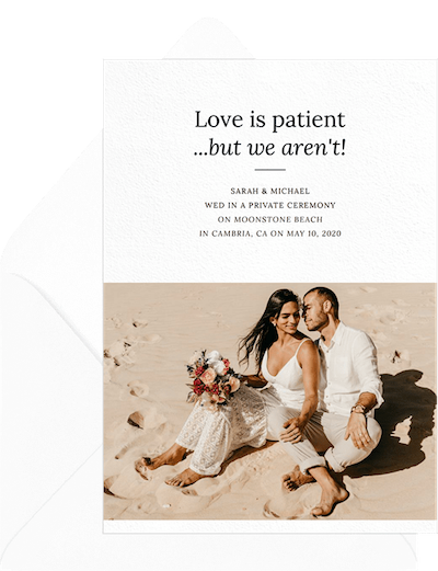 engagement announcement: Eager Love Announcement
