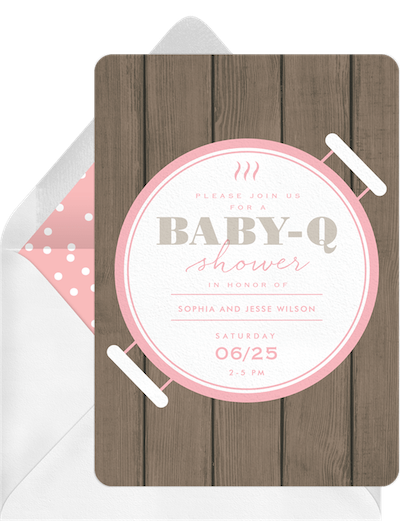 Backyard Baby-Q Invitation