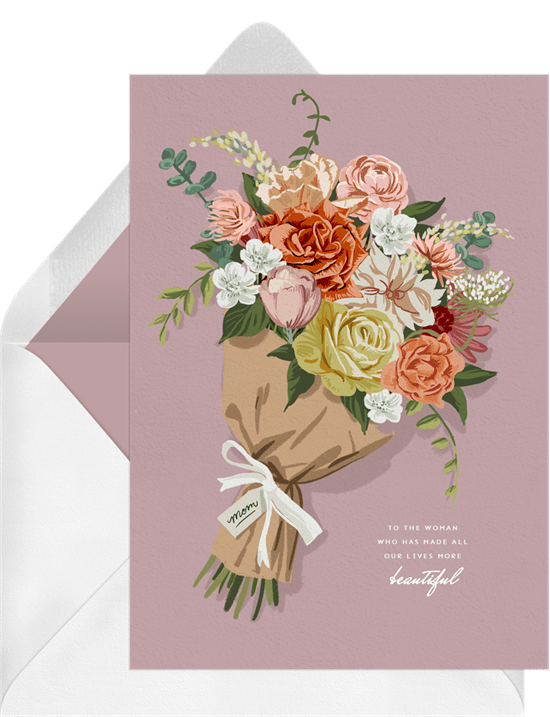 Mother’s Day Bouquet Card
