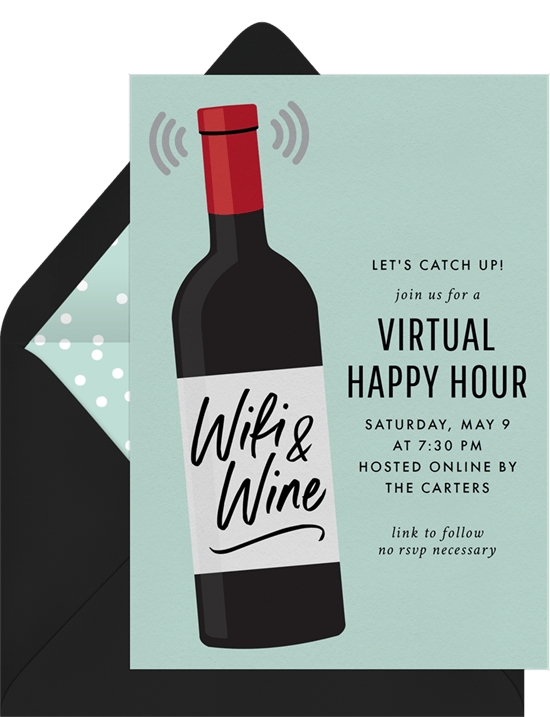 Wifi and Wine Invitation